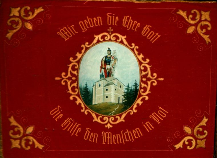 Fahne anlässlich der 100-Jahr Feier