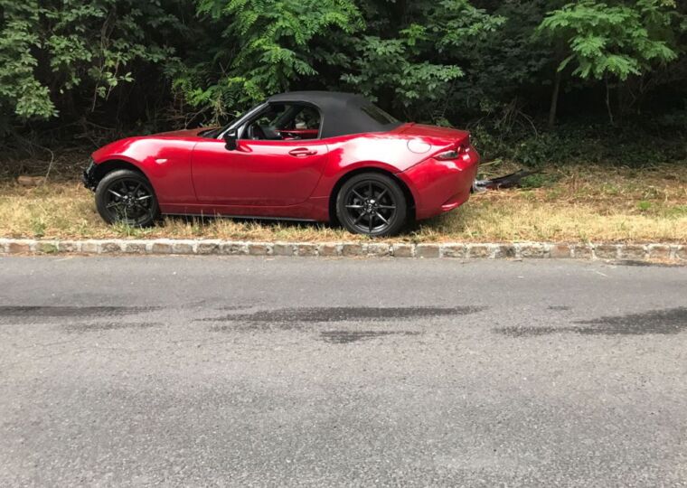 PKW Unfall Rosalienstraße/ Gmeslkurve