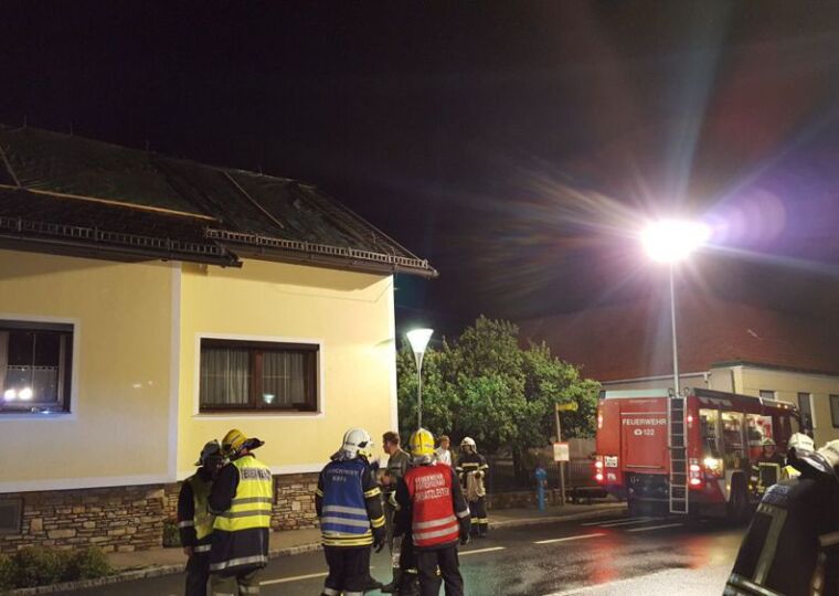 Unwetter über dem Burgenland